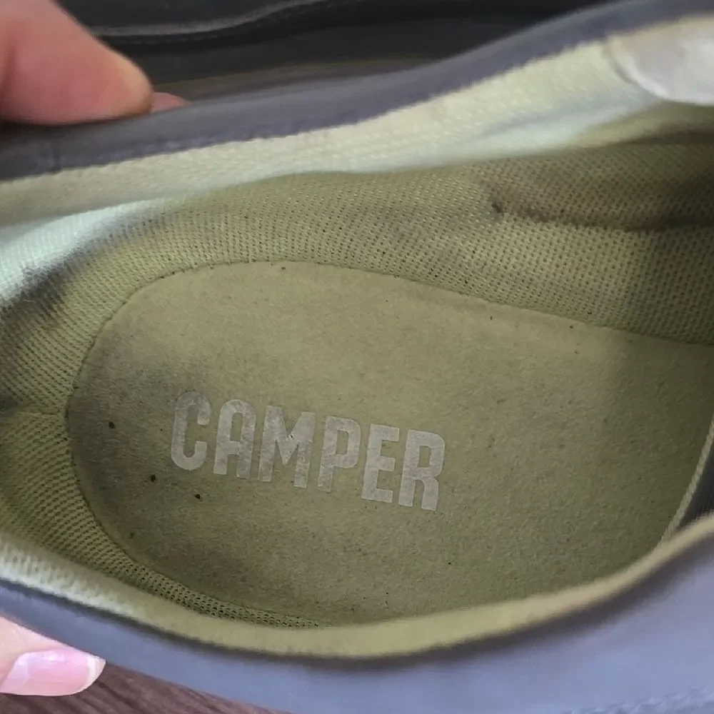 Camper men's Gray Slip-Ons‎ with elastic Straps and Smooth Upper size 44(11US)